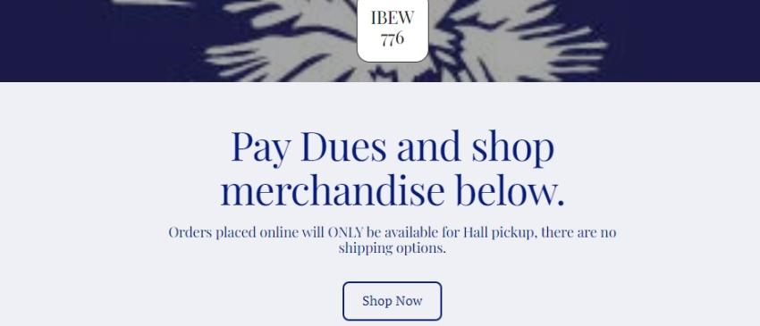 Pay Dues and Shop
